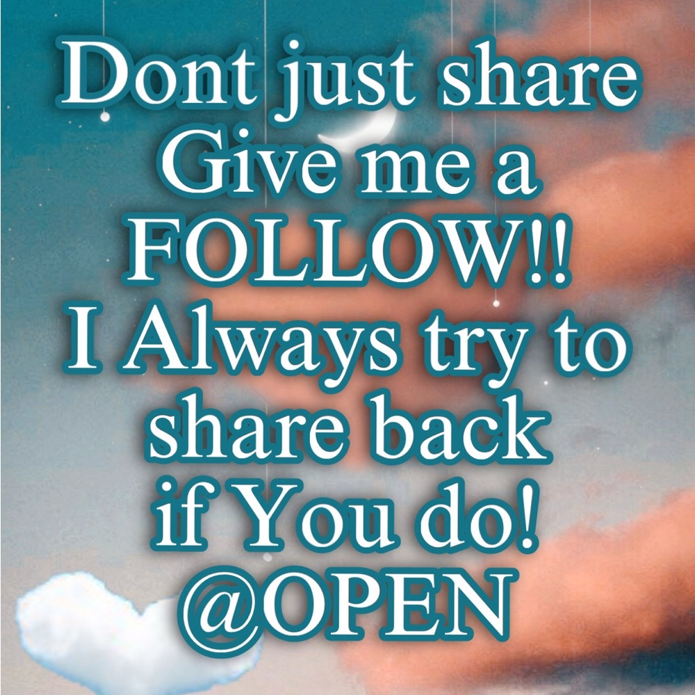 Motivation to follow, share & have fun 😘✌️
